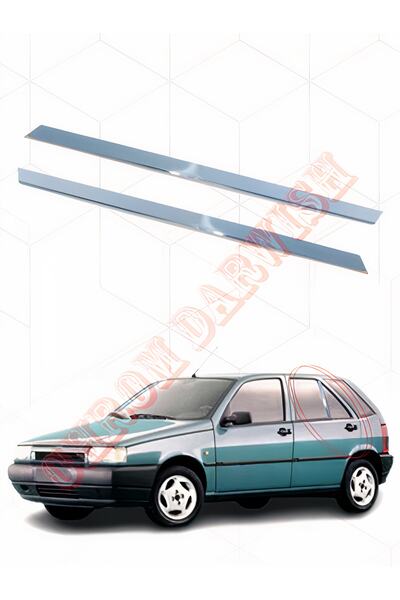 darwish Fiat Tipo Tempra Uyumlu Krom Cam Kelebek Çıtası 2 Parça Paslanmaz Çelik