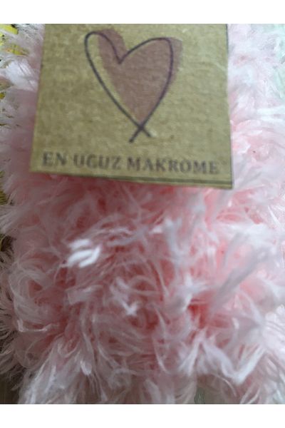 Makromİps Macrame Rope (10 Meters) Kuzum Kuzucuk Rope Plush Teddy Bear Magnet Hobby Rainbow