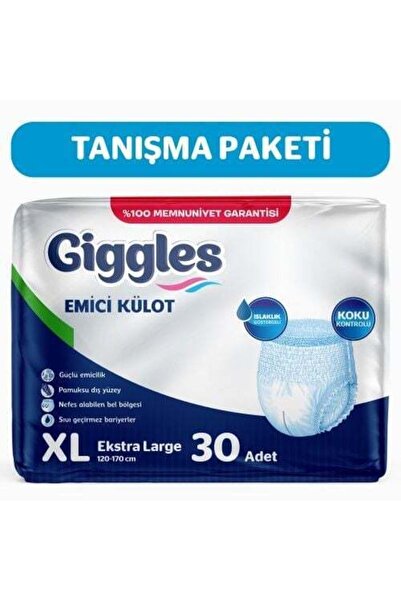 giggles Emici Külot Hasta Bezi Xl Beden 30 Adet