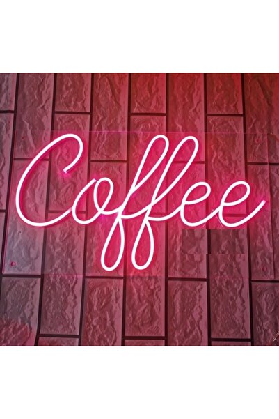 dekoraven Coffee-kahve Kafe Neon Led Tabela Dekoratif Aydınlatma
