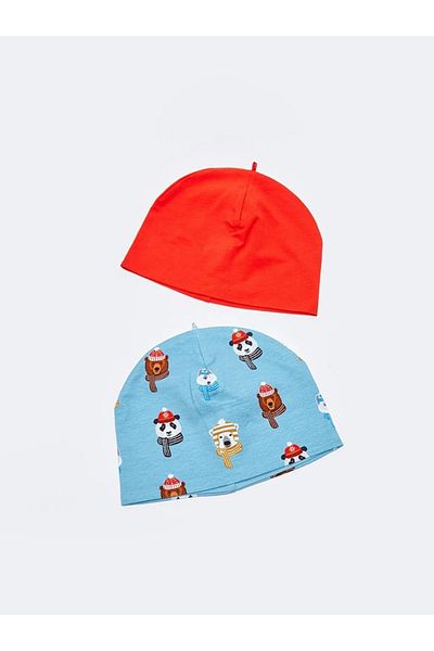 LC Waikiki Printed Boy's Beret 2-Piece