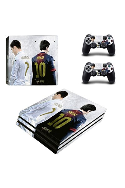 Kt Grup Ronaldo-messi Playstation 4 Pro Uyumlu  Full Sticker Kaplama