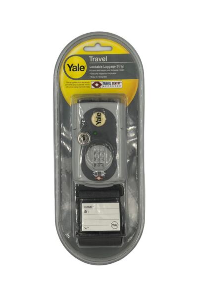 Yale kilit Yale Luggage Lockable Strap Belt 2000mm Gray