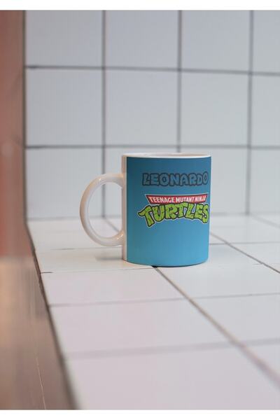 Eylül Design Ninja Turtles Ninja Turtles Special Design Printed Mug Cup - Coffee Cup Gift