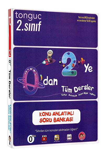 Tonguç Yayınları 0'dan 2'ye Tüm Dersler Konu Anlatımlı Soru Bankası (türkçe M...