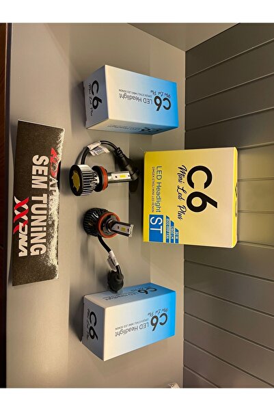 OEM H11 Led Xenon Mini Led Xenon 12800 Lümen Beyaz Renk 6000 Kelvin