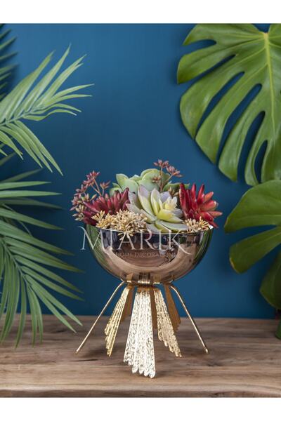 MIARIK DESIGN & DEKORASYON Mala Yapraklı Kase