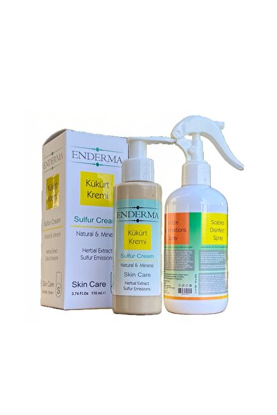 enderma Kükürt Kremi 110 ml Ortam Dezenfektan Spreyi 250 ml