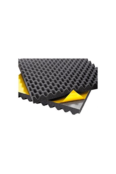 Genel Markalar Yanmaz Akustik Yumurta Süngeri Kendinden Yapışkanlı 50mm 60 Dns 50x50