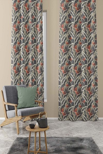 Pilloveland Single Wing Background Curtain 140*280 Cm - Hibiscus