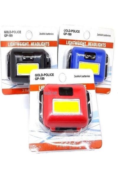 Genel Markalar Kırgıl Gold-police Gp-189 Kafa Feneri 3 Adet Pil Dahil