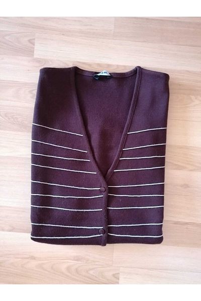 anne moda ankara Large Size Burgundy Color Wool Blended Winter Steel Knitted Vest