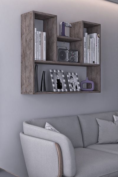 moka park avm Decorative Wall Shelf Living Room Bathroom Balcony Kitchen Bookshelf Multi-Purpose Shelf Decorraf