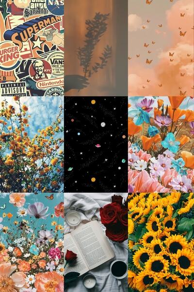 owl bag Fairy Aesthetik set od 18 foto kartica