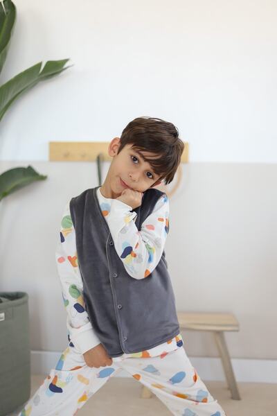 Ninna Kids Kadife Çift Taraflı Bebek & Çocuk Yelek
