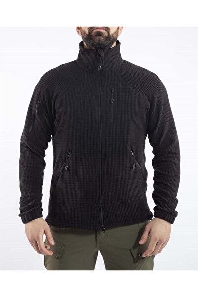 VAV WEAR Taktik Outdoor Giyim Trekking Kamp Erkek Petek Polar Mont Sweatshirt Tüylenmez Poltac04