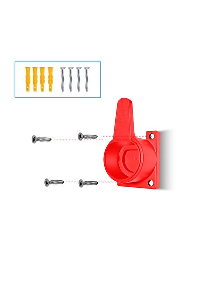 Type2 Ev Holder''red'' / Elektrikli Araç Tip2 Soket Uyumlu Kablo Toparlayıcı''kırmızı''