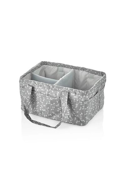 Babyjem 795 Model Gray Floral Patterned Folded Mother & Baby Organizer