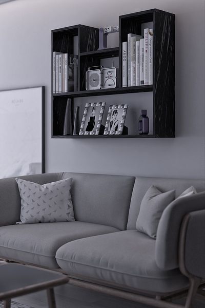 moka park avm Decorative Wall Shelf Living Room Bathroom Balcony Kitchen Bookshelf Multi-Purpose Shelf Decorraf
