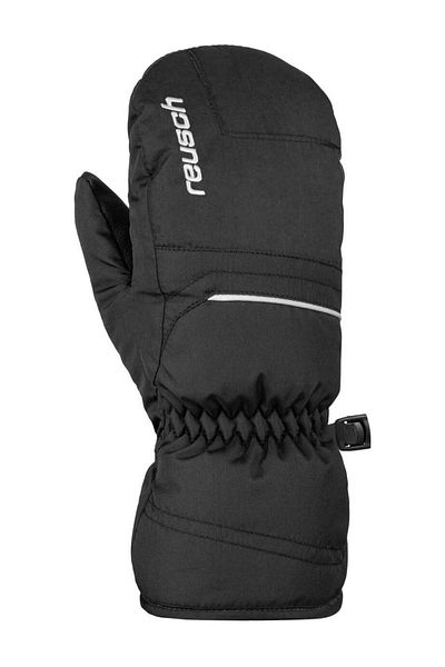 Reusch Alan Mitten Kids Ski Gloves Black