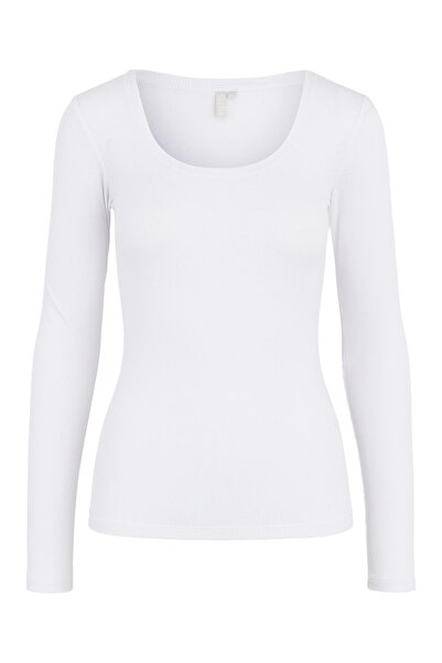 PIECES T-Shirt - Weiß - Slim Fit