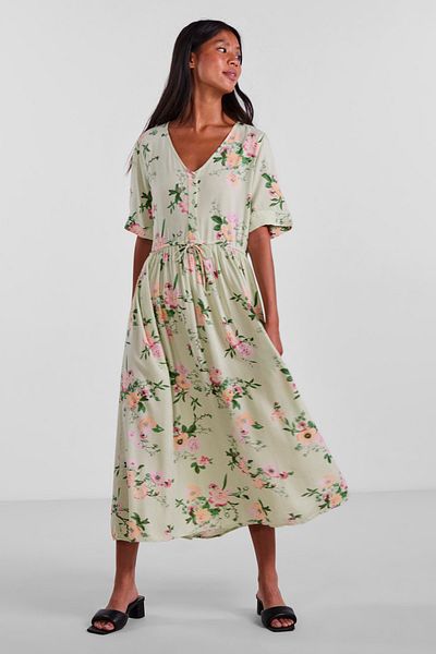 PIECES Kleid - Ecru - A-Linie