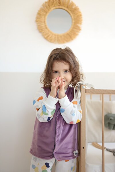 Ninna Kids Kadife Çift Taraflı Bebek & Çocuk Yelek