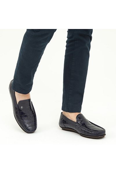 Tamer Tanca Men's Leather Driver - 01 20-875 Model SK22/23 Erk Ayk