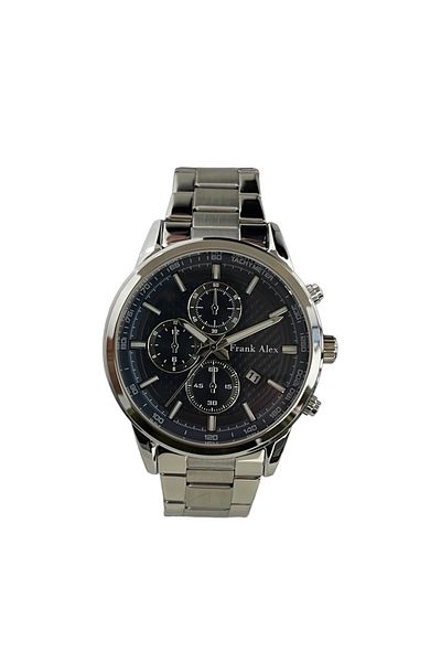 Frank Alex Steel Cord Men's Wristwatch with Calendar