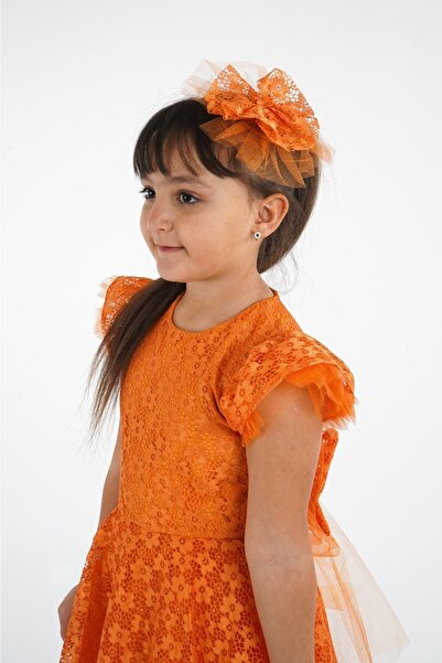 HMZ GOLD Papatya Desenli Tokalı Elbise-- Mezuniyet-dogum Günü Ve Kutlama Elbise