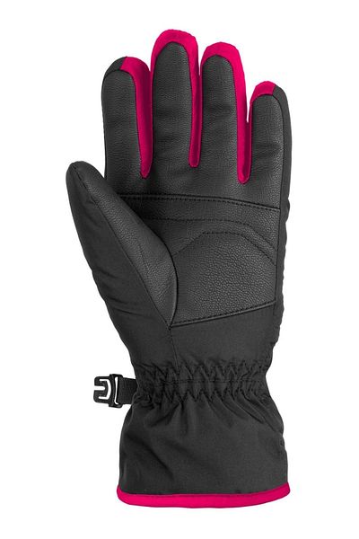 Reusch Alan Kids Ski Gloves Black/pink