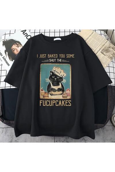 AMOR FACE Large Size Special Design Fucupcakes Printed Women's Sweat-Wicking ...