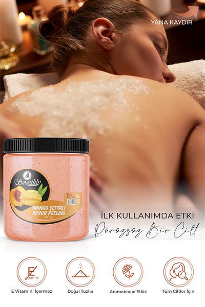 Smoothly Mango 800 G. Epilation Anti-Ingrown Hair Cream Peeling