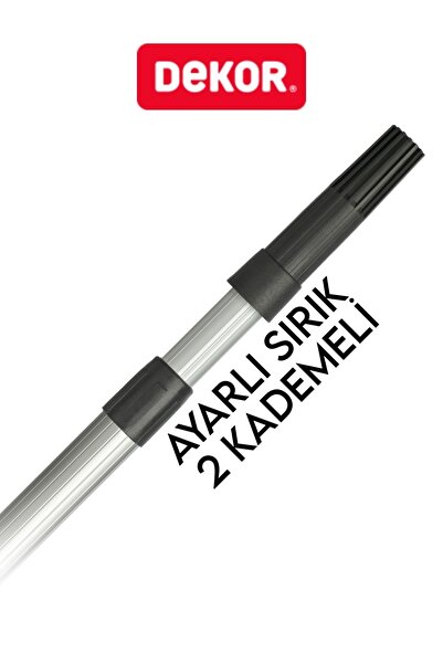 Dekor Uzatmalı Sırık 2 Metre Ayarlı Kademeli Alüminyum Hafif Sırık 1292