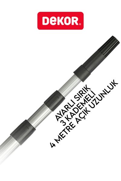 Dekor Adjustable Aluminum Light Pole 4 M 1296