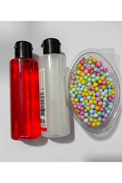 Boyamas مجموعة صنع السلايم سودور باللون الأحمر