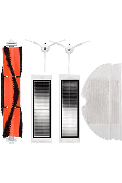 Roborock S50 S51 S55 S65 E25 E35 E20 C10 T4 T6 - Compatible Replenishment Set - Brush Filter Mop