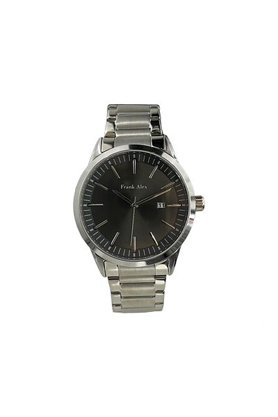 Frank Alex Calendar Steel Strap Men's Wristwatch