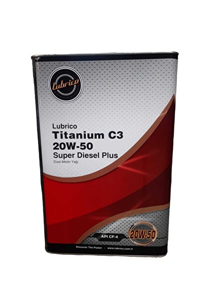LUBRİCO Titanium C3 20w50 Dizel Motor Yağı 16 Lt Teneke