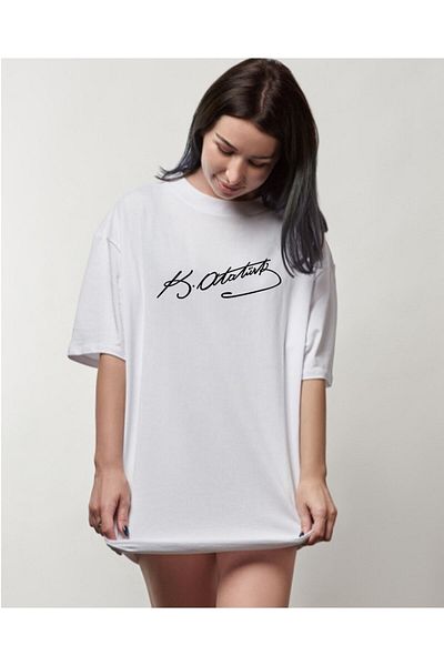 FULL TOLERANCE Μπλουζάκι Unisex Oversize με υπογραφή Ataturk