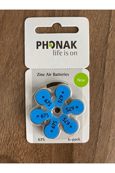 PHONAK Işitme Cihazı Pili 675 Numara