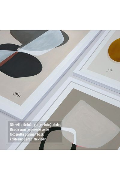 HOMEPACK Σετ 6 ζωγραφικής με λευκό πλαστικοποιημένο πλαίσιο Six-017