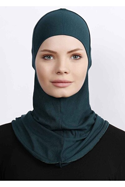 Ecardin عظمة الحجاب الكبيرة - حجاب ليكرا عملي للنساء جاهز للرياضيين - أزرق بت...