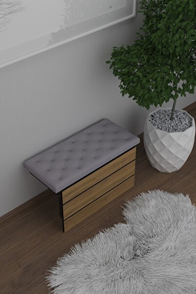 moka park avm Duvara Monte Katlanabilir Minderli Puf Tabure Çok Amaçlı Tabure Miya