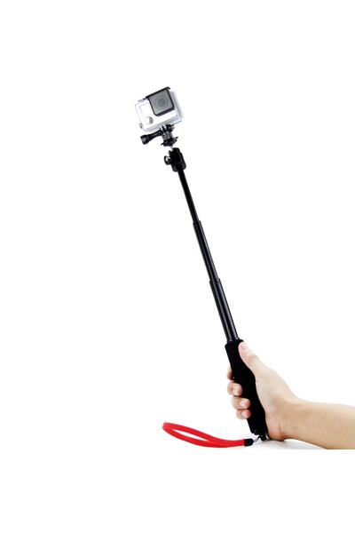 Gplus Gp54 Gopro 11 Eken H9r Sjcam Sj4000 Aksiyon Kamera Uyumlu Monopod Selfie Çubuğu