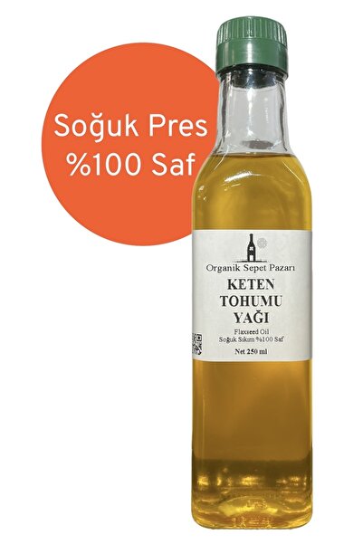 Organik Sepet Pazarı Keten Tohumu Yağı (soğuk Pres) 250 Ml
