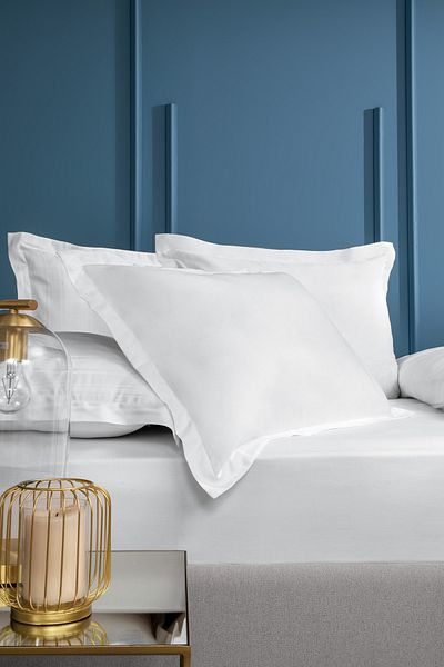 Yataş Maisy Bamboo Satin Oversized Elastic Bed Sheet - White