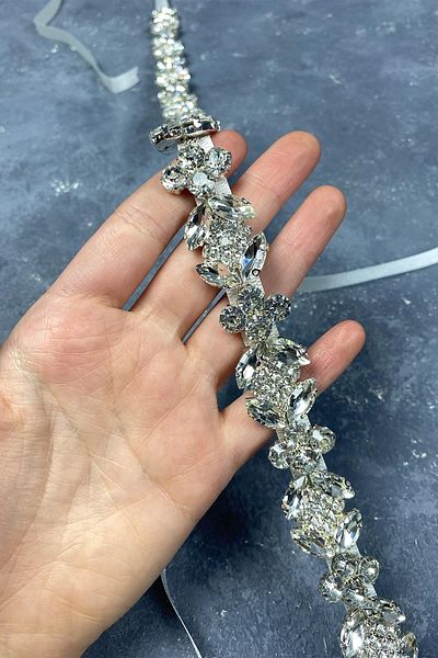 Hobigram Silver Shuttle Beyoğlu Stone Βραδινό Φόρεμα Ζώνη Αξεσουάρ μέσης – Ζώνη, Κομψό Σχέδιο, Γυναικείο Αξεσουάρ