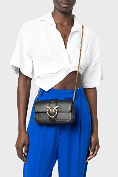PİNKO Love One One Shoulder Bag Leather 19.5 Cm
