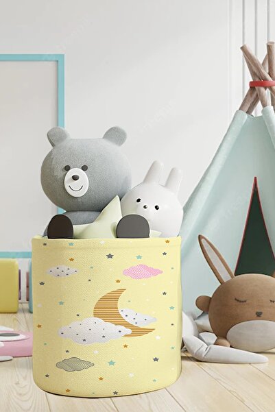 Talia Home Дитяча та дитяча кімната з хмарним візерунком Організатор іграшков...